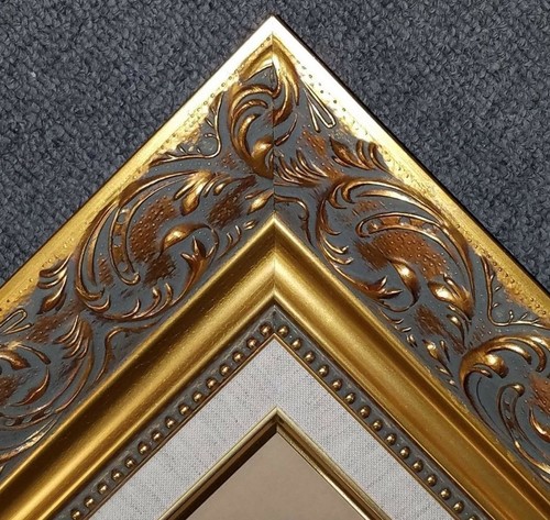 Large gold linen liner - large,